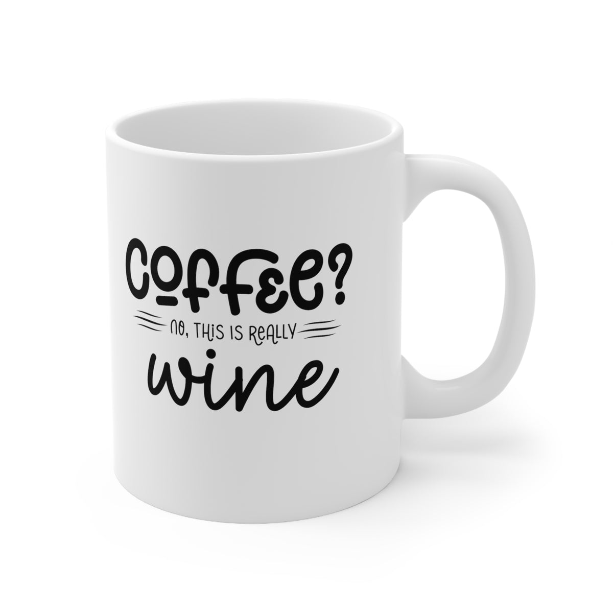 Coffee? No, This is Really Wine - Ceramic Mug 11oz